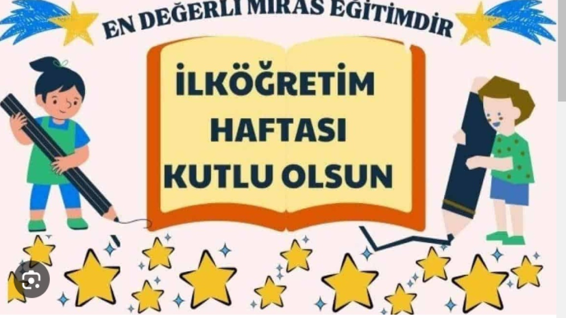 İlköğretim Haftasını coşkuyla kutladık.